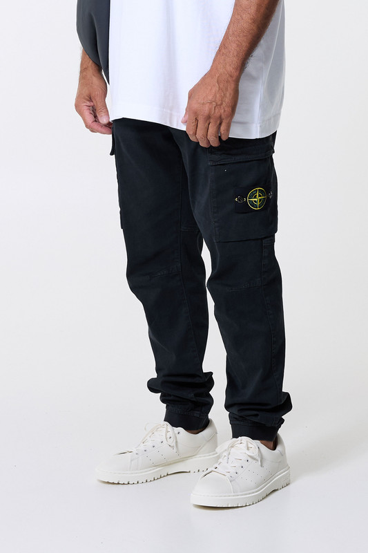 Stone Island Pantalone Regular Tapered Black Calico Club