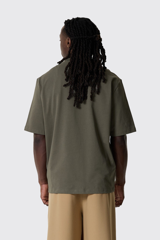 AMI Teeshirt ADC Tonal Smoke Grey