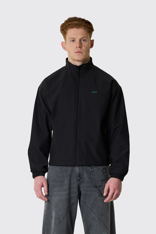 Arte Antwerp Arte Front & Back Print Jacket Black