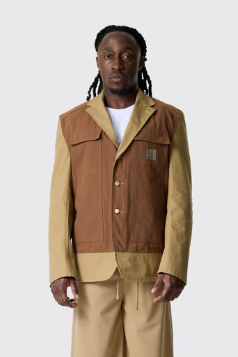 suzukieye junya watanabe man×carhartt Junya Watanabe MAN x Carhartt Canvas Jacket WO-J912 Beige x Brown