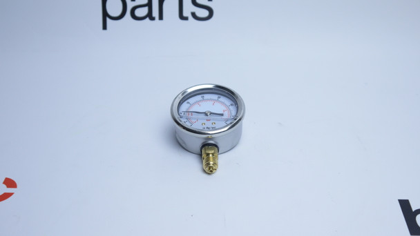 2 1/2" Pressure Gauge, -1 to 4 bar, with 1/4" BSP male bottom connection, direct mounting