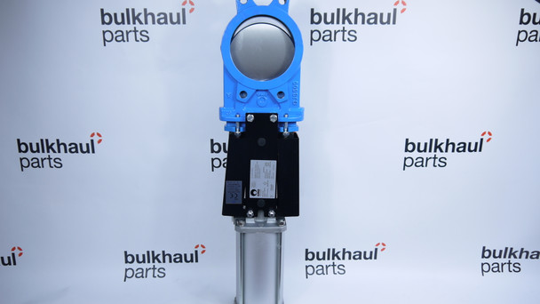 6" CMO Air-operated knife gate valves with Stainless Steel Gates and EPDM seals