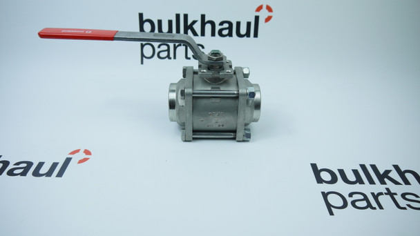 2" 3 Piece Butt Weld Ball Valve