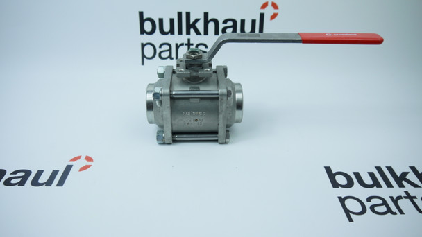 2" 3 Piece Butt Weld Ball Valve