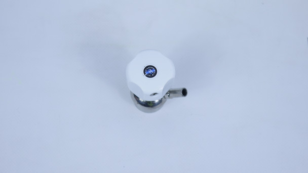 Sample Valve - White Knob top