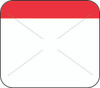 1" x 7/8" Direct Thermal Red Self Destruct Label (2,000/ roll)