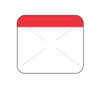 1" x 7/8" Direct Thermal Red Self Destruct Label (2,000/ roll)