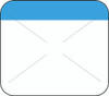 1" x 7/8" Direct Thermal Blue Self Destruct Label (2,000/ roll)