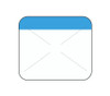 1" x 7/8" Direct Thermal Blue Self Destruct Label (2,000/ roll)