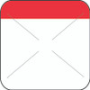 1.5" x 1.5" Direct Thermal Red Self Destruct Label (2,000/ roll)