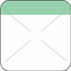 1.5" x 1.5" Direct Thermal Green Self Destruct Label (2,000/ roll)