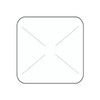 1.5" x 1.5" Direct Thermal White Self Destruct Label (2,000/ roll)