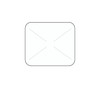 1" x 7/8" Direct Thermal White Self Destruct Label (2,000/ roll)