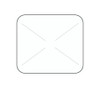 1" x 7/8" Direct Thermal White Self Destruct Label (2,000/ roll)