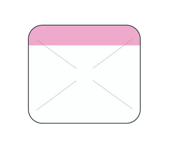 1" x 7/8" Direct Thermal Pink Self Destruct Label (2,000/ roll)