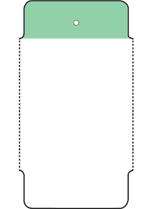 2.75" x 1.5" Direct Thermal Tag (2,000 per roll)