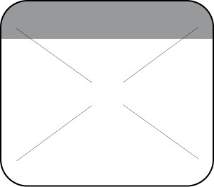 1" x 7/8" Direct Thermal Gray Self Destruct Label (2,000/ roll)