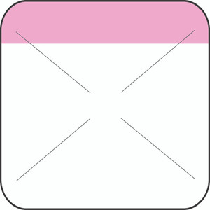 1.5" x 1.5" Direct Thermal Pink Self Destruct Label (2,000/ roll)