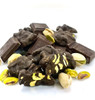 Delectable Dark Chocolate Pistachio Clusters. Delectable Dark Chocolate Pistachio Clusters.