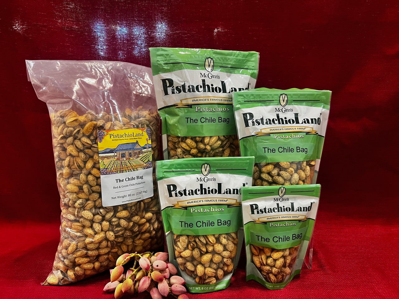 The Chile Bag - Red & Green Chile Pistachios - PistachioLand: Home