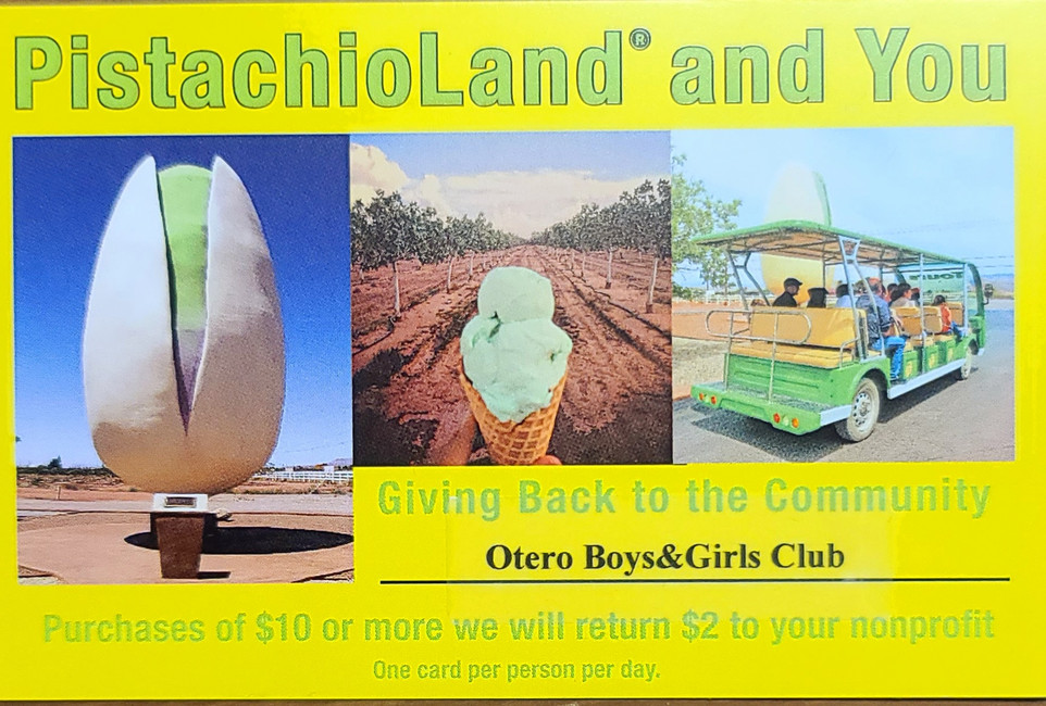 PistachioLand and You: Giving Back to the Community