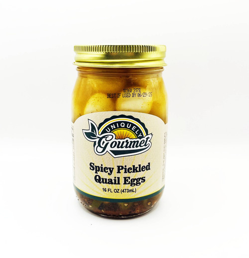 Spicy Pickled Quail Eggs - Uniquely Gourmet