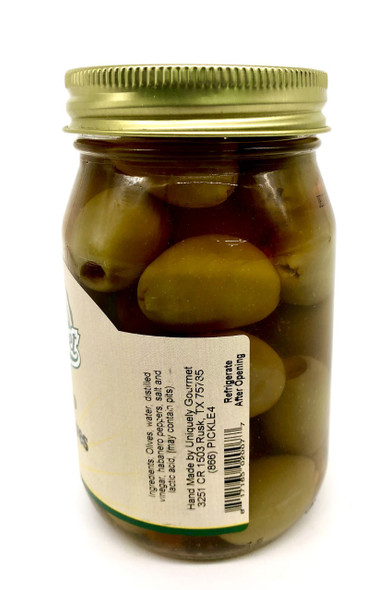 Habanero Stuffed Olives - Uniquely Gourmet