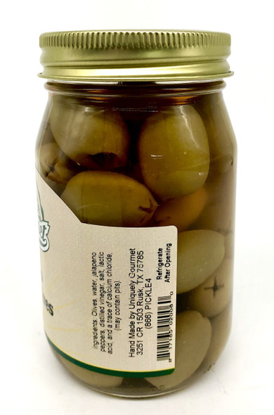 Jalapeno Stuffed Olives - Uniquely Gourmet