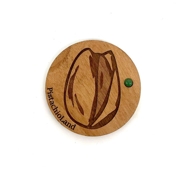 PistachioLand Wooden Magnet
