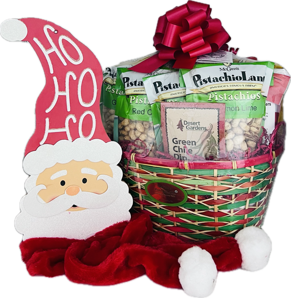THE CHRISTMAS MUCHO BASKET - SO BIG EVEN SANTA HAS A HARD TIME FITTING IT IN HIS SLEIGH!