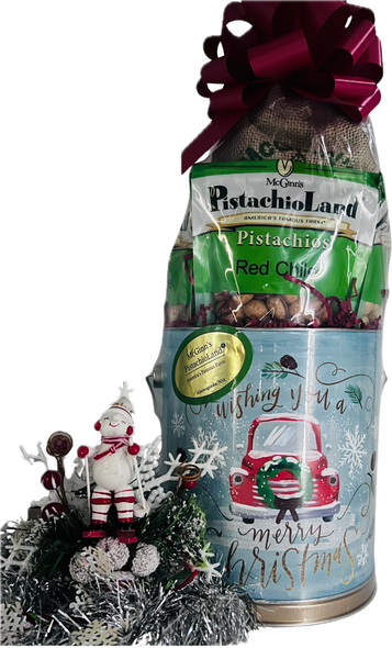 Merry Christmas Pistachio Nuts Pail (Gift #28)