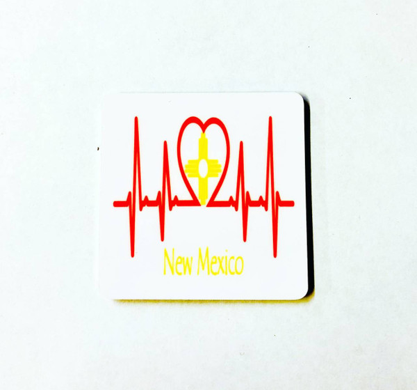 New Mexico Heartbeat Magnet