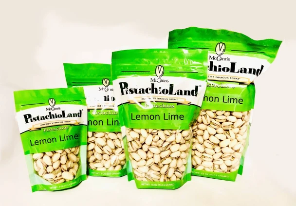 Resealable plastic bags. Sizes range from 4oz., 8 oz., 16 oz. (1 lb), 32 oz. (2lb.), and 80 oz. (5 lb.)