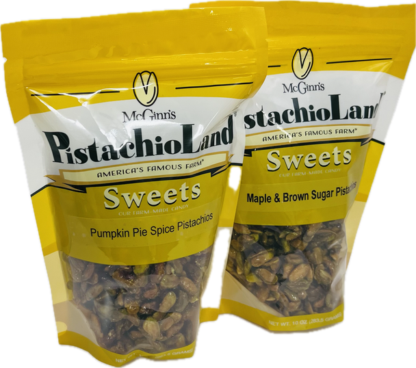 Seasonal Glazed Pistachios 10 oz zip bag