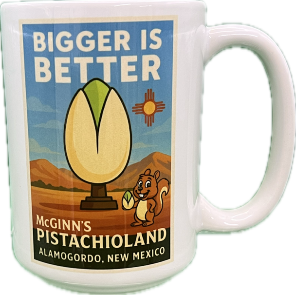 MCGINN'S PISTACHIOLAND COFFEE MUG