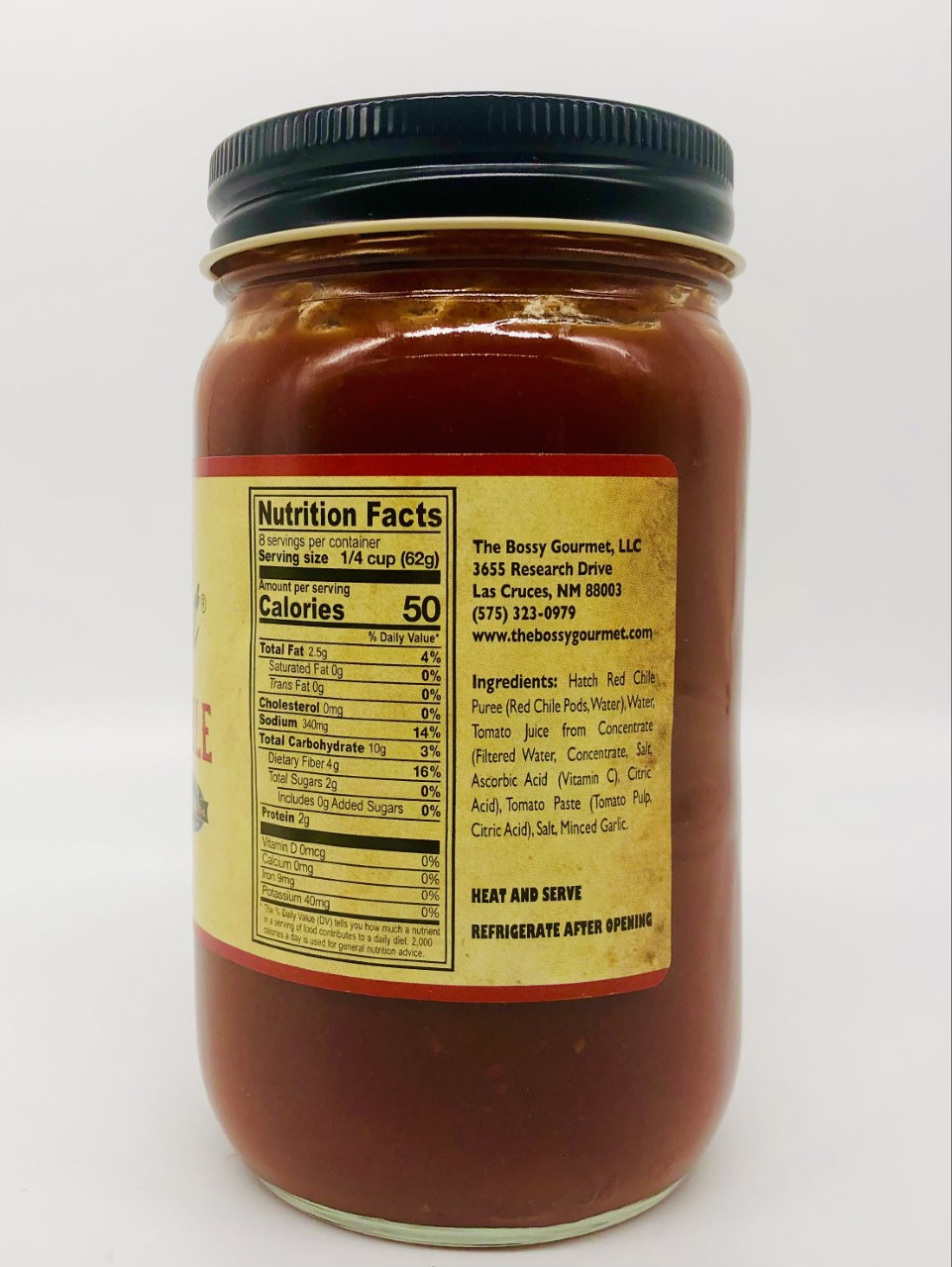 The Bossy Gourmet Hatch Red Chile Sauce PistachioLand Home of the