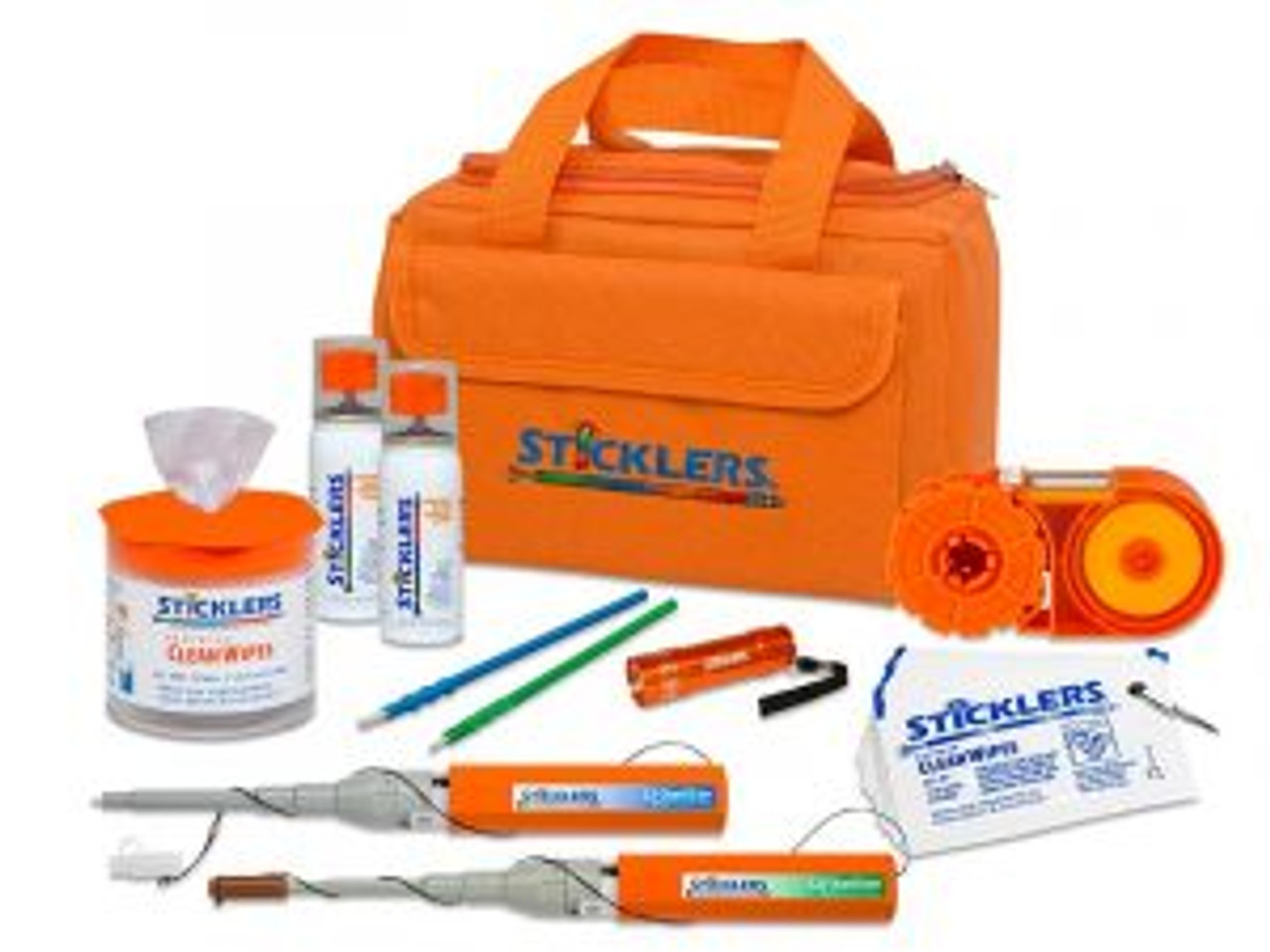 Sticklers™ MCCFK12 HeavyDuty Fiber Optic Cleaning Kit 2,300+ Cleanings