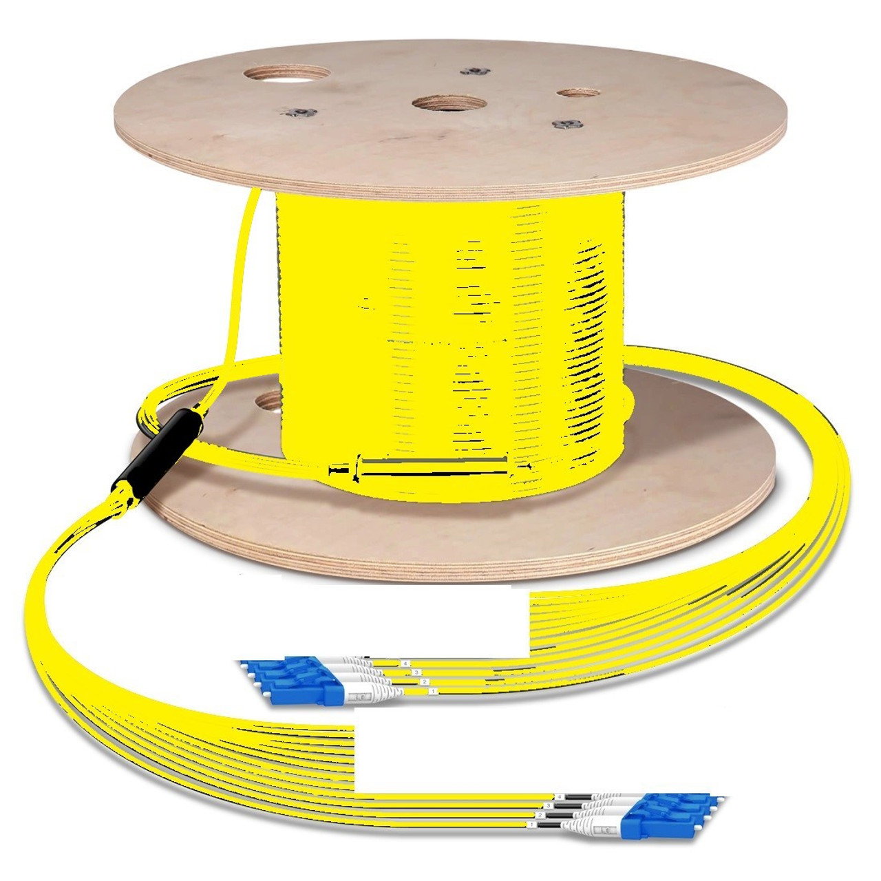 6-Fiber Indoor Micro Distribution Plenum Singlemode Custom Pre