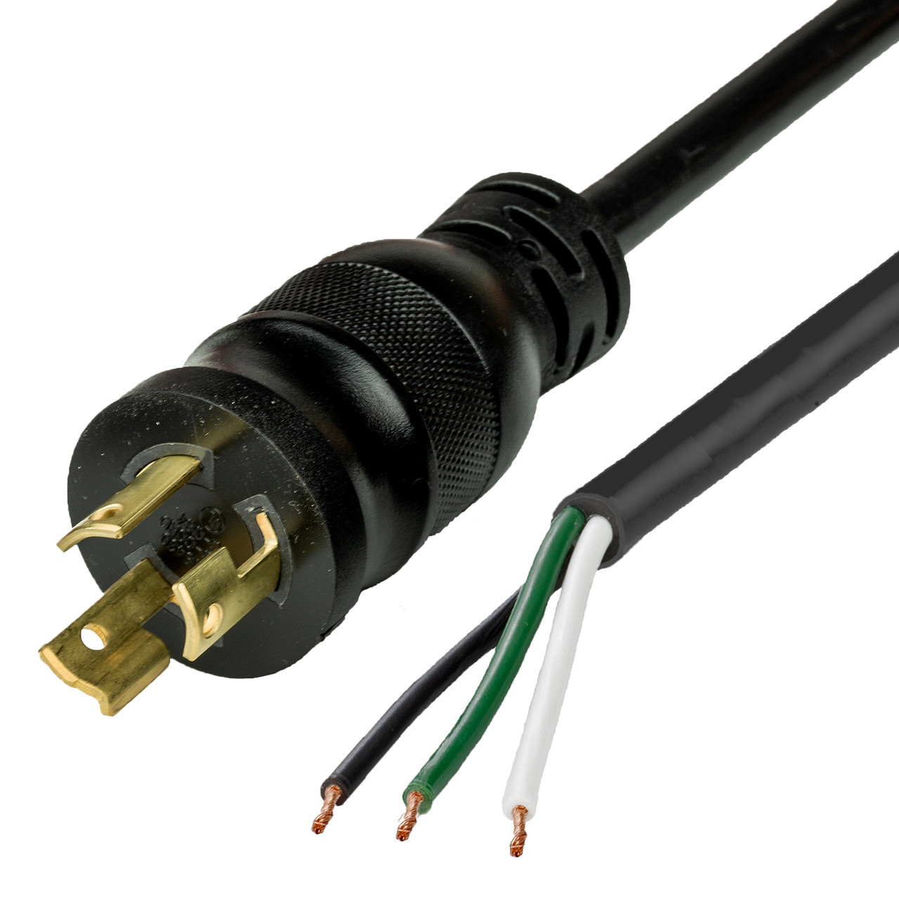 thumbnail image 2 of Iron Box NEMA L6-15P To C19 Power Cord – 8ft, 15A/250V, 14 AWG, IBX-4935 2 of 5