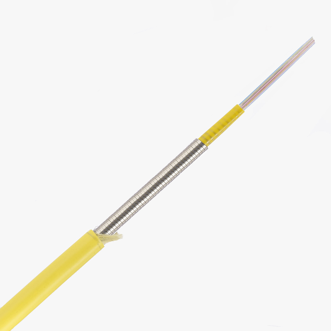 Tinifiber TF12R-OS2-PL 12 Fiber OS2 Ribbon Plenum Indoor micro armored ...