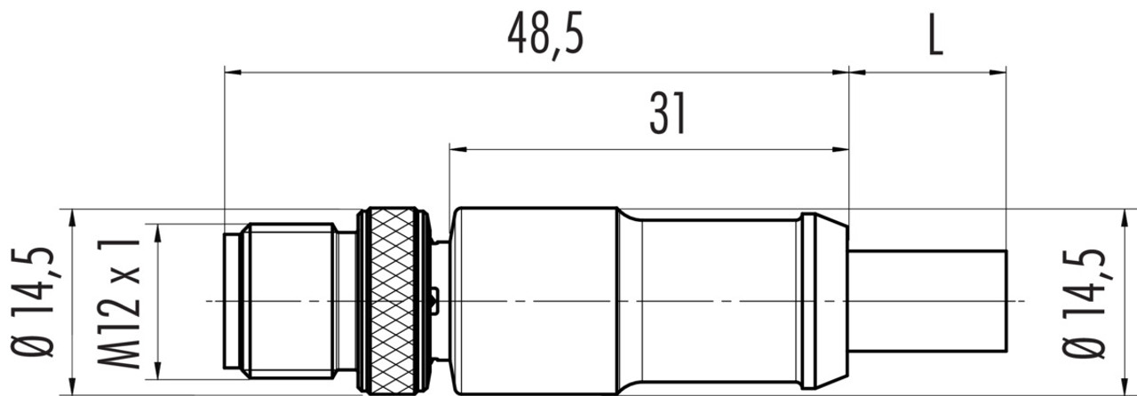 binder M 12 D PROFINET LEITUNG KABELSTECKER 10M-77 4529 0000 50704 1000