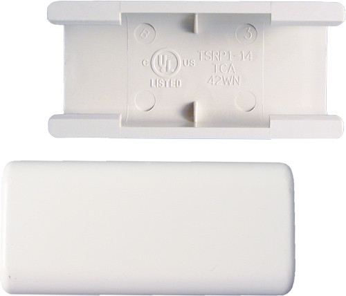 Surface Raceway, 1 1/4″, Splice Cover, Office White - www ...