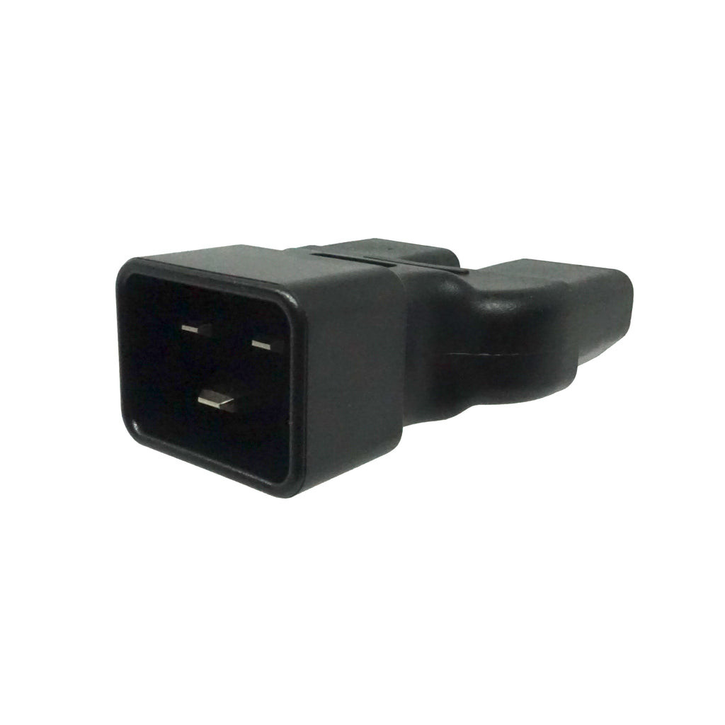 Two IEC C13 to IEC C20 Plug Adapter - www.americancableassemblies.com
