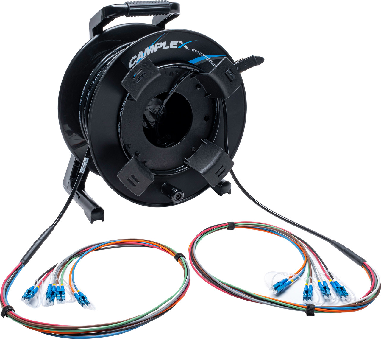 Camplex HF-TR08LC 8-Channel LC Single Mode Fiber Optic Tactical Cable on  Reel