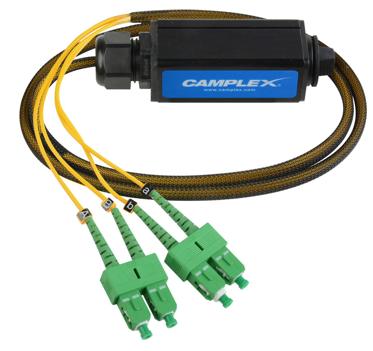 Camplex OPADAP-12 opticalCON QUAD APC to Four (4) SC/APC Breakout ...