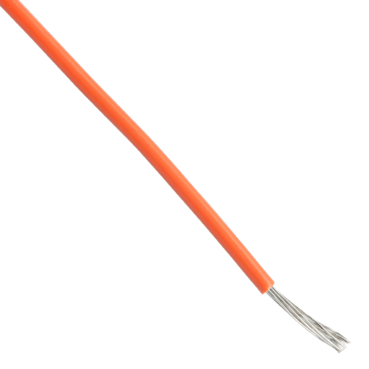Alpha Wire 1852 OR005 Hook-Up Strnd 28AWG Orange 100