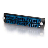 QS PRE LOADED ADAPTER PANEL QUAD LC BLUE - 31125