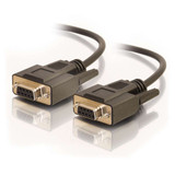 6ft DB9 F/F NULL MODEM CABLE BLK - 52038