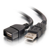2m USB A/A EXT CABLE BLK - 52107