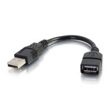 6in USB 2.0 A male to female Ext Cable - 52119